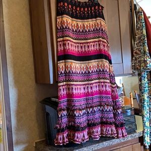 Multi colored skirt